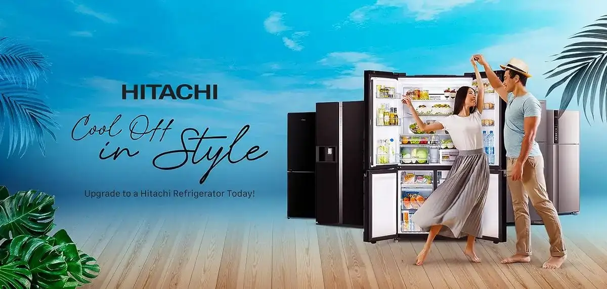 Illustration accompanying hitachi refrigerator repair enquiries
